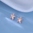 thumbnail image 4 of Solid 925 Sterling Silver Starfish Stud Earrings for Women Teens Beach Stud Earrings Sea Fish Earrings, 4 of 11