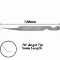 thumbnail image 2 of Lash Tweezer Professional Volume False Lash Application Tool | Multi Shapes & Purposes Tweezers | Tweezers for Volume, Isolation & Classic Lashes (Elite #3-70°Angled 5mm Length Tip | Volume), 2 of 2