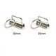 thumbnail image 3 of HAMPPLIES 20Ud Accesorio Para Llaveros Y Pulseras De Metal Resistente Color Plata Antióxido, 3 of 8