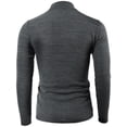 thumbnail image 3 of H2H Men's Casual Slim Fit Basic Tops Knitted Thermal Turtleneck Pullover Sweater (KMTTL0412), 3 of 6
