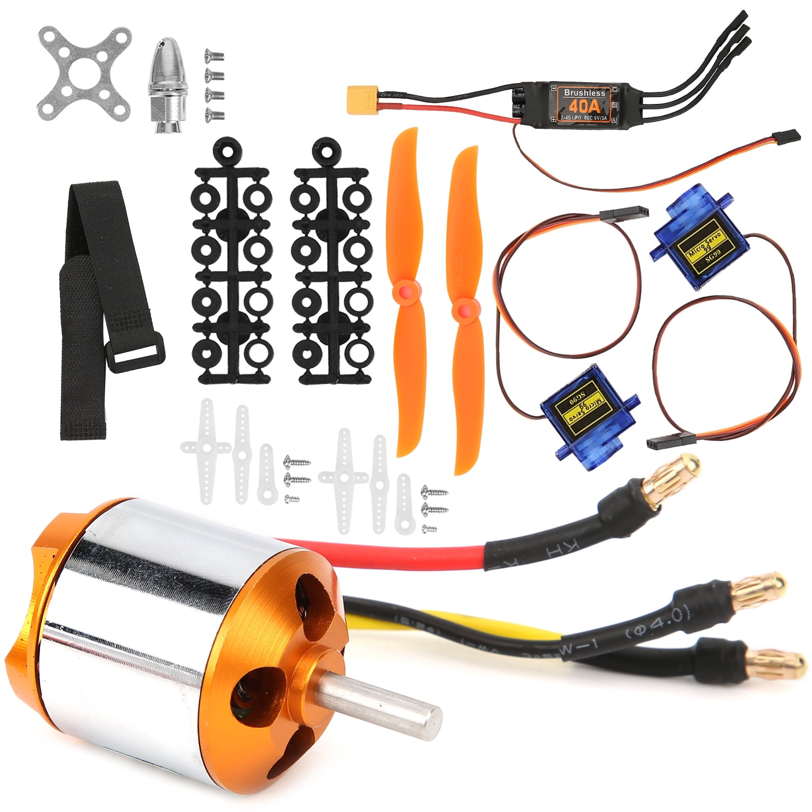 Piezas De Hélice Rc Plane Professional Motor Servo Landing | Cuotas sin