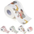 thumbnail image 2 of Christmas Toilet Paper Creative Cartoon Tissue Roll Paper Bathroom Paper, 2 of 10