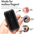 thumbnail image 2 of Black Aluminum Junior ONO Roller - Handheld Fidget Toy for Adults | Help Relieve Stress, Anxiety, Tension | Promotes Focus, Clarity | Compact, Portable Design, 2 of 7