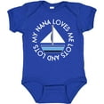 thumbnail image 3 of Inktastic My Nana Loves Me Sailboat Boys Boys Baby Bodysuit, 3 of 5