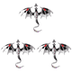 thumbnail image 1 of Broche Dragón Volador Esmaltado Exquisito para Traje Abrigo (Gris), 1 of 2