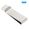thumbnail image 3 of Pen Holder Clip, Stainless Durable Wallet Clips Sleeve for Notebooks, Silvery 8 Pack, 3 of 5