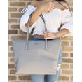 thumbnail image 3 of Kate Spade Kitt Large Top Zip Little Better Nylon Tote Bag Nimbus Grey, 3 of 3