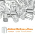 thumbnail image 3 of Unique Bargains 40 Pack Aluminum Crimping Loop Sleeve for 3/16' Diameter Wire Rope, Round Aluminum Wire Rope Sleeve, 3 of 6