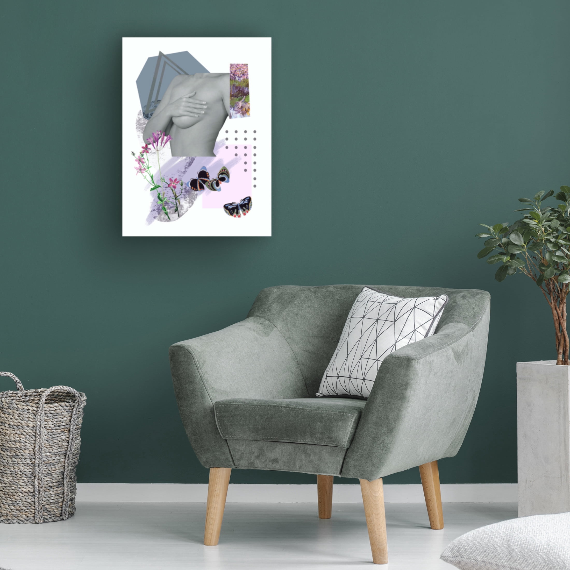 Trademark Fine Art Melissa Wang  A Unique Butterfly II Canvas Wall Art