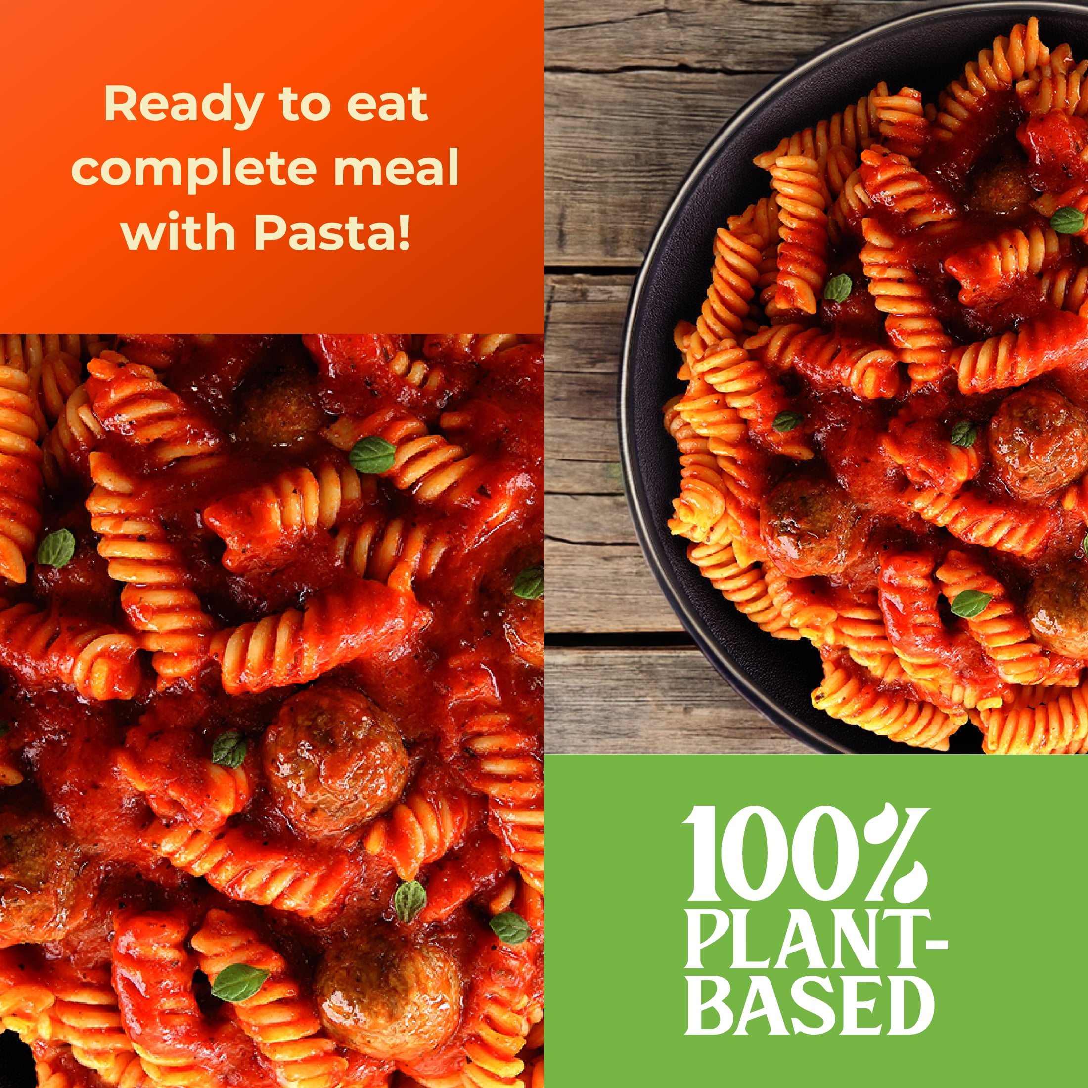 (2 pack) unMEAT Plant-Based Pasta and Meatballs in Tomato Sauce, 15oz Can