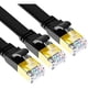 thumbnail image 1 of wonima11 CAT8 Ethernet Cable 6ft 3 Pack, Flat CAT 8 Cable, Faster Than CAT7/CAT6/CAT5e, High Speed 40Gbps 2000MHz SFTP Internet LAN Patch Cable with RJ45 for Gaming,PC,Router,Modem (6ft/3 Pack/Black), 1 of 1