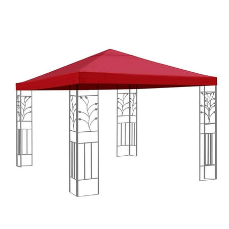 Maytalsory 3mx3m Gazebo Top Canopy Replacement Roof Cover Sunshade ...