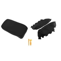 Breathable Black Microfiber Leather Armrest and Console Lid Cover for Toyota Avalon 2013-18 Customized Accessory