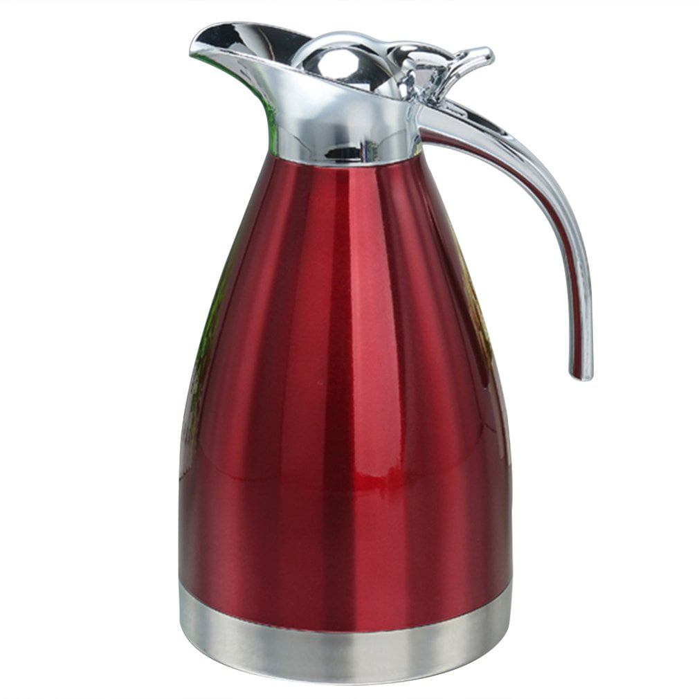 Details about   1L-2L Stainless Steel Thermos Flask Insulated Good Carry Handle Keeps Coffee Hot 