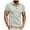 Gray, variant on FAIWAD Mens Summer Dress Shirts Short Sleeve Collared Slim Business Tops Classic Stylish Daily Work T-Shirts