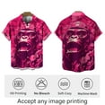 thumbnail image 3 of WHNBCW Funny Camo Hawaiian Shirt Novelty Abstract Graphic Short Sleeved Button Down Shirt, 3 of 7