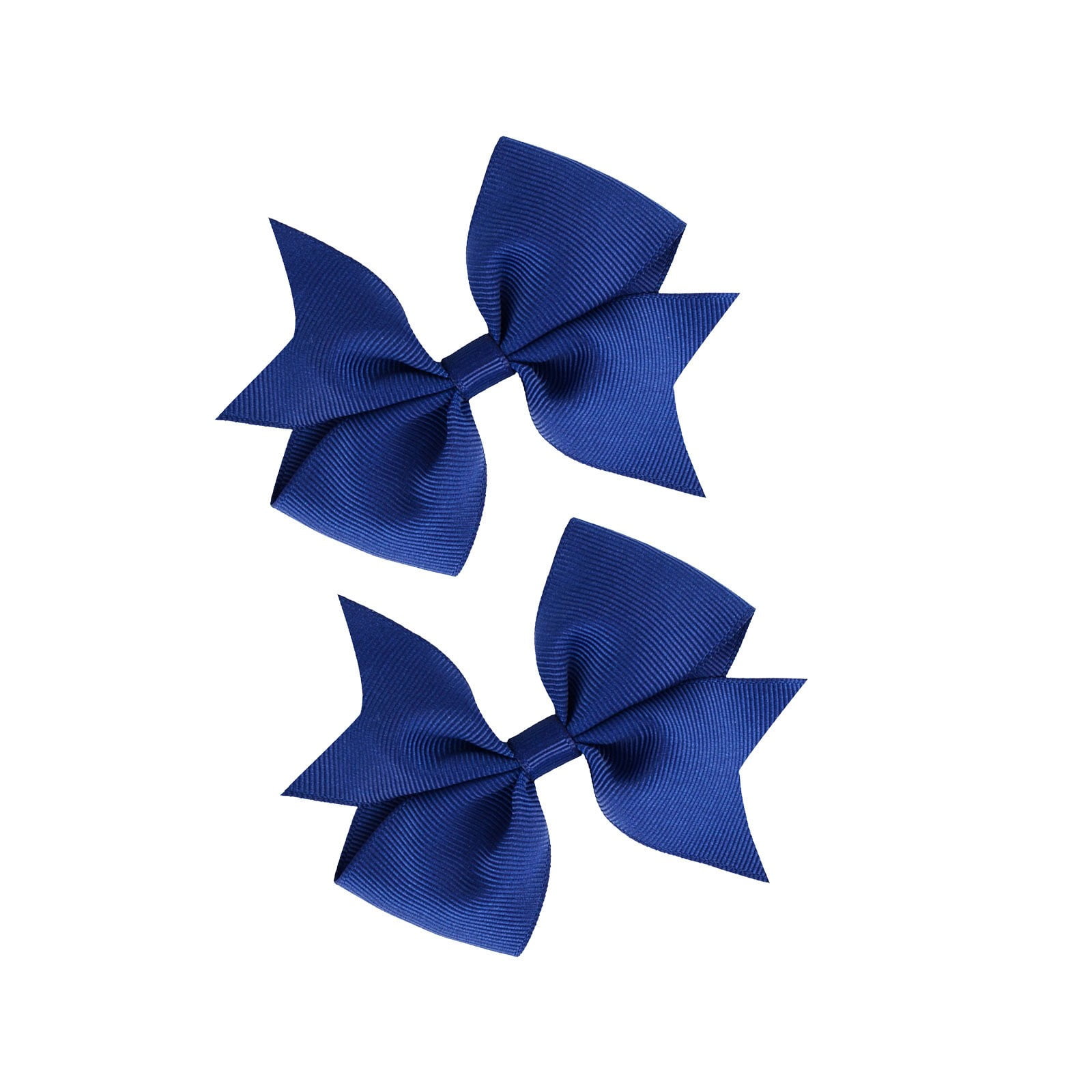 Yinguo Kids Bow Hair Clip Headband Baby Girls Solid Color Ribbed Ribbon