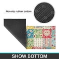 thumbnail image 6 of Pioneer Flower Floral Print Pattern Kitchen Rugs Sets Of 2, Anti Fatigue Non Slip Washable Floor Mats for Kitchen Sink Laundry, 17X30 Inch + 17X47 Inch, 6 of 6