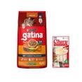 thumbnail image 1 of Gatina Pollo 15 kg + Churu Atún con Cangrejo Sobre con 4 Tubos de 14 g, 1 of 4