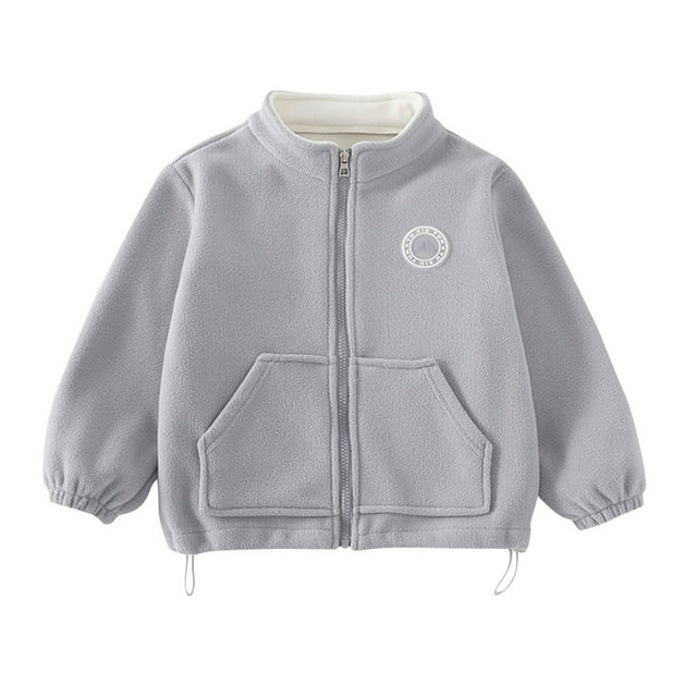 Girls' Fleece Lined Jacket - Stylish and Warm Winter Coats for Kids