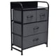 thumbnail image 5 of Muebles de dormitorio, gabinete de 3 capas y 4 cajones, cajones no tejidos, cómoda, rendimiento confiable, 5 of 8