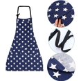 thumbnail image 2 of Star Apron With Pockets Adjustable Cooking Apron Kitchen Apron Bib Apron Bbq Women's Apron, 2 of 4