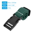 thumbnail image 2 of 1x20 Inch Utility Strap with Buckle Polyester Belt for Packing (Light Green, 2 Pack), 2 of 5