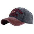 thumbnail image 2 of Unisex Cotton Casual Embroidered Denim Letter Hat Fashion Baseball Cap Topee, 2 of 2