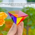 thumbnail image 3 of Optical Glass Prism Decoration, Color Refraction Prism, Visual Experience, Photography Accessory, Family Gift, 3 of 7