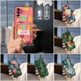thumbnail image 2 of LYM-Phone Case For OnePlus Nord N200 5G/1+Nord N200 5G, Anti-knock Durable Graffiti Back Cover Soft case Full wrap Card slot Fashion Design Card bag Anti-dust Silicone Cover Cute Cartoon, 2 of 9