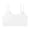 White, variant on Child Summer Boys Girls Junior High School Students Undergarments For The Growth Bra With Adjustable Cups For 9 12 Year Lightweight Breathable And Adjustable Daily Wear 9-10 Years