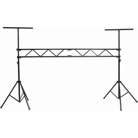 Miumaeov DJ Light Stand Portable DJ Lighting Trus Free Standing T-Bar Trussing Stage System with 176Lbs Load-Bearing Capacity