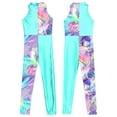thumbnail image 2 of iiniim Kids Girls One Piece Bodysuit Gymnastsics Ballet Dance Leotard Jumpsuit Sportswear Mint Green 8, 2 of 7