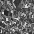 thumbnail image 1 of Ahgly Company Machine Washable Indoor Square Transitional Dark Gray Black Area Rugs, 4' Square, 1 of 7