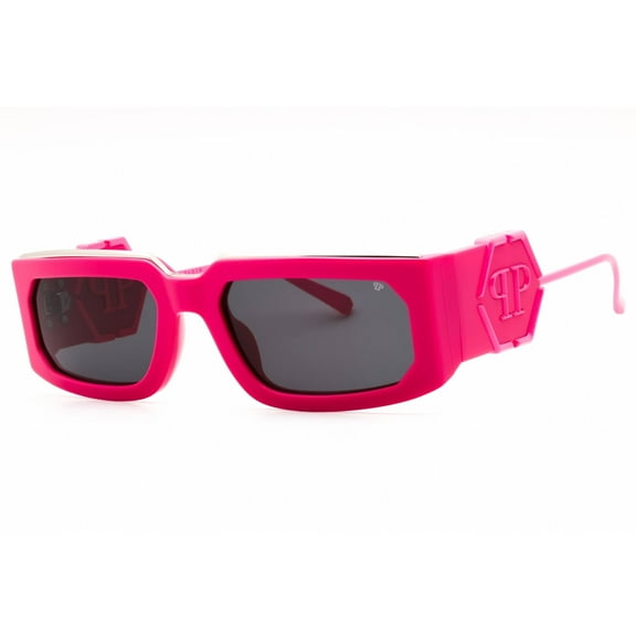 Philipp Plein SPP119M 07BE Women's Shiny Fuchsia Frame Sunglasses