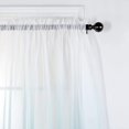 thumbnail image 2 of Diamond Home 2 Piece Sheer Voile Ombre Design Rod Pocket Window Panel Curtain Drapes Set (52" W x 84" L, Sea Blue), 2 of 4