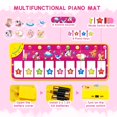thumbnail image 2 of Alfombrilla de suelo Piano Mat M SANMERSEN para teclado musical, 39.5 pulgadas, 2 of 7
