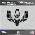 thumbnail image 3 of Kalair GFX Graphics Kit for Yamaha ATV YFZ 50 (All Years) Revolt Series, 3 of 5