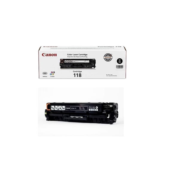 Canon 2662B001AA OEM Toner - (CRG-118BK) imageCLASS MF8280 8350 8380 8580 LBP7200Cdn 7660Cdn Black Toner (3400 Yield) OEM