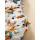 thumbnail image 5 of SAYOO Vestido floral casual para niñas, estampado de flores, cuello barco, manga larga, fruncido de una sola pieza con dobladillo en capas para niños, 1-5 años SAYOO Moda, 5 of 9