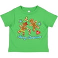 thumbnail image 3 of Inktastic Merry Christmas with Gingerbread Cookies Boys or Girls Toddler T-Shirt, 3 of 5