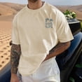 thumbnail image 6 of CONZONE Mens Hawaii Tshirts Short Sleeve Beach T-Shirts for Men Crew Neck Tropical Graphic Casual Summer Tee Tops, 6 of 8