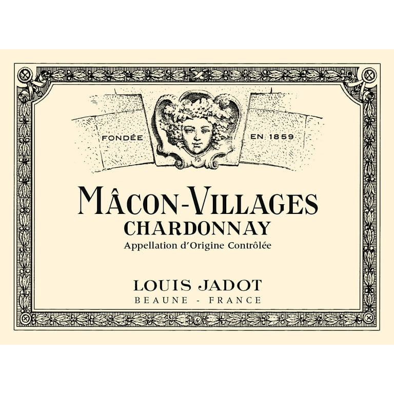 Louis Jadot Macon-Villages Chardonnay White Wine, France, 750 ml