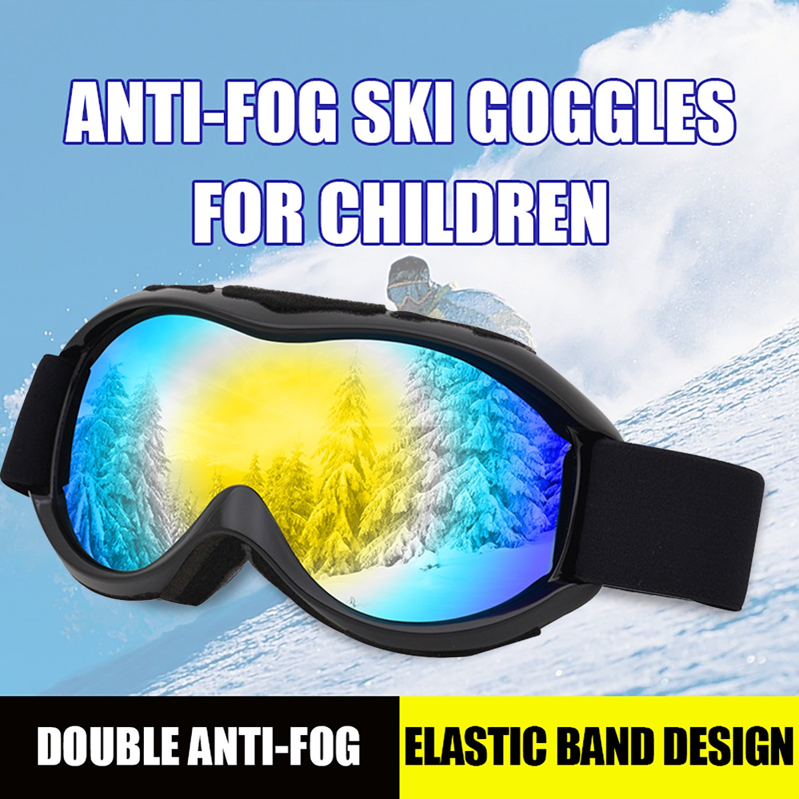 Anti-Fog Ski Goggles Double Layer Ski Goggles Adult Men And Women Ski ...