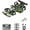 Green, Battery * 1, variant on Rechargeable Dual-Mode Car Drone, 2 in 1 Flying RC Car Drone with 360° Stunt, 2.4Ghz Remote Control Vehicle for Indoor Outdoor Play