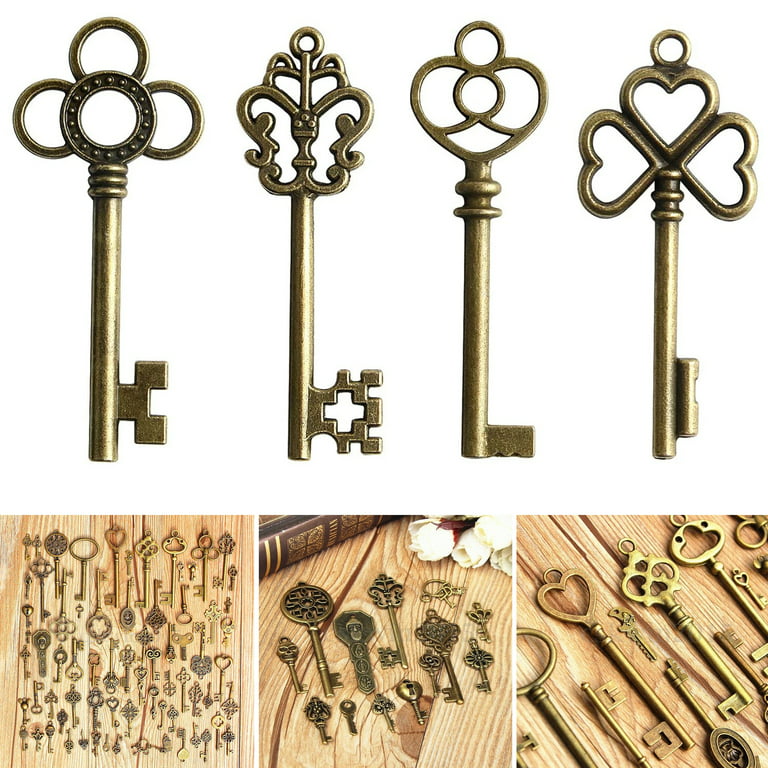 Antique Lock Skeleton Key, Antique Keys Jewelry Steampunk