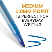 BIC Round Stic Xtra Life Ballpoint Pens, Medium Point, Blue Ink, 60 Count