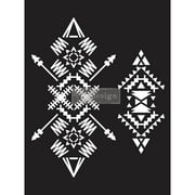 Prima Marketing Re-Design Decor Stencil 9"X12"-Tribal Imprint