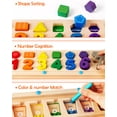thumbnail image 3 of Laberinto magnético de números de colores 3 en 1 de Montessori Toys SYNARRY 3+, 3 of 7