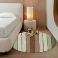 thumbnail image 2 of Round Area Rug 5ft Farm Sage Green Wood Board Area Rugs Washable Low Pile Floor Carpet for Bedroom, Farmhouse Wooden Grain Non Slip Soft Rugs for Living Room Entryway Dining Room, 2 of 9